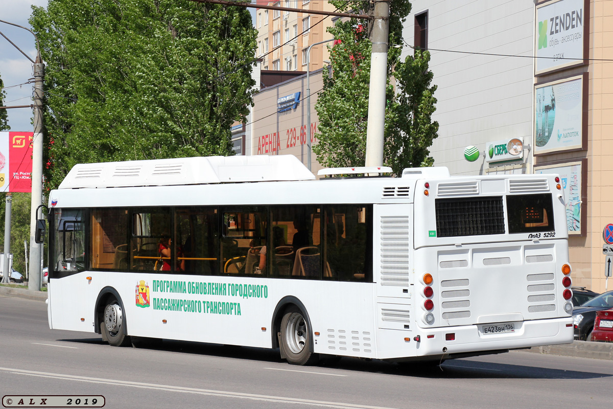 Воронежская область, ЛиАЗ-5292.67 (CNG) № Е 423 ВН 136