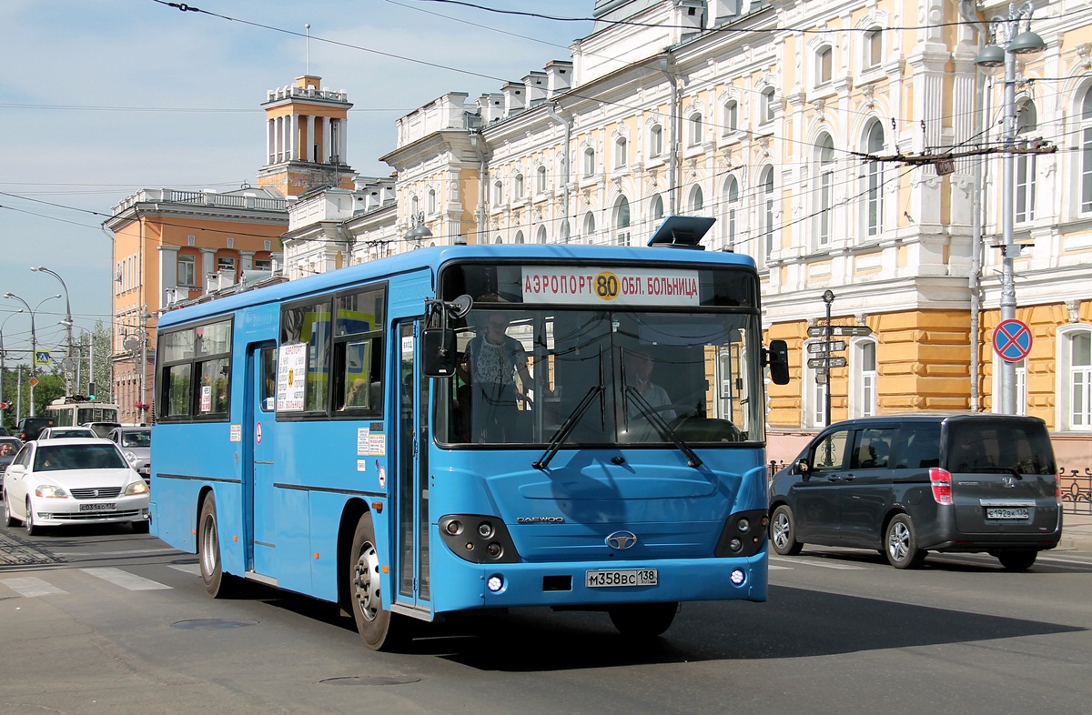 Irkutsk region, Daewoo BS106 Royal City (Ulsan) # М 358 ВС 138