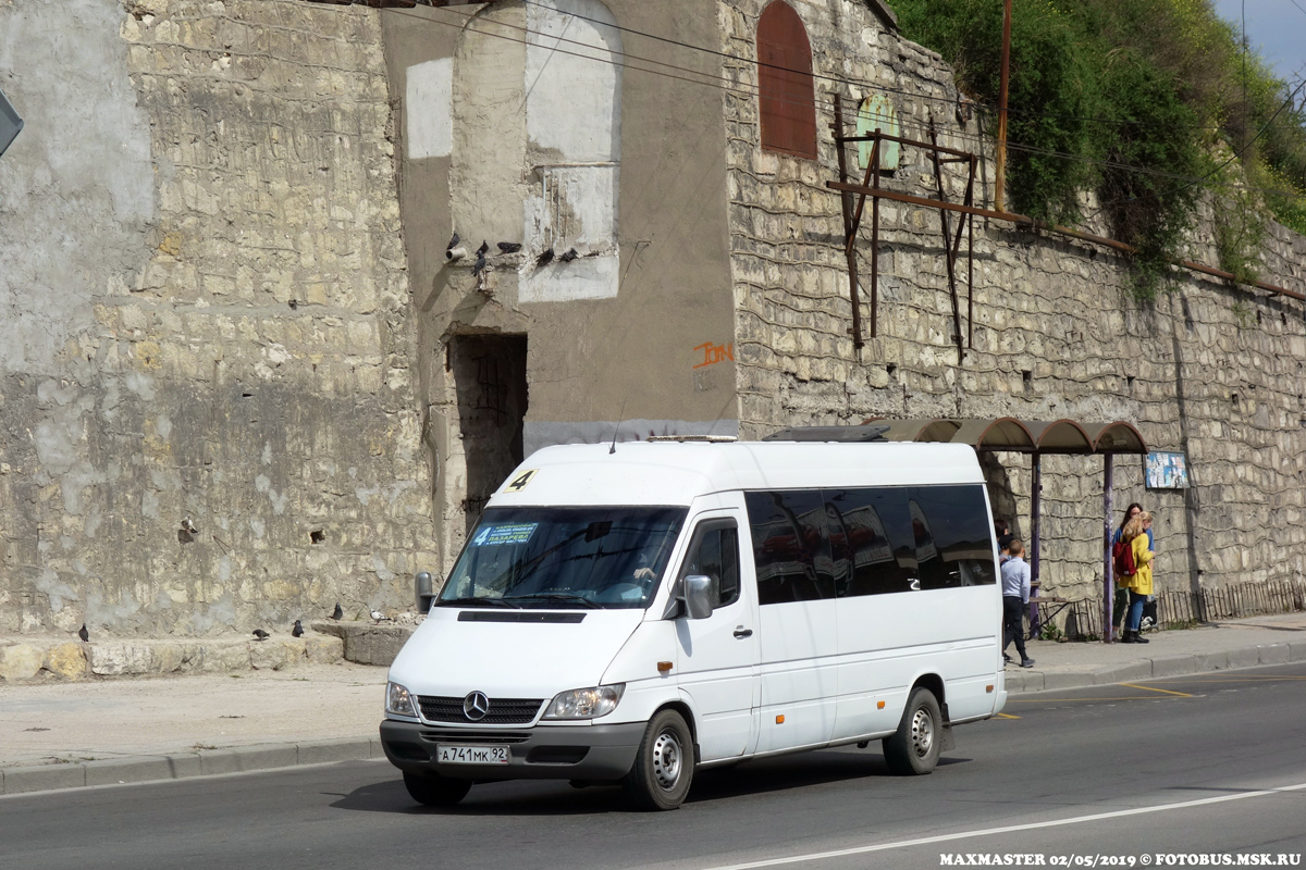 Севастополь, Mercedes-Benz Sprinter W903 316CDI № А 741 МК 92