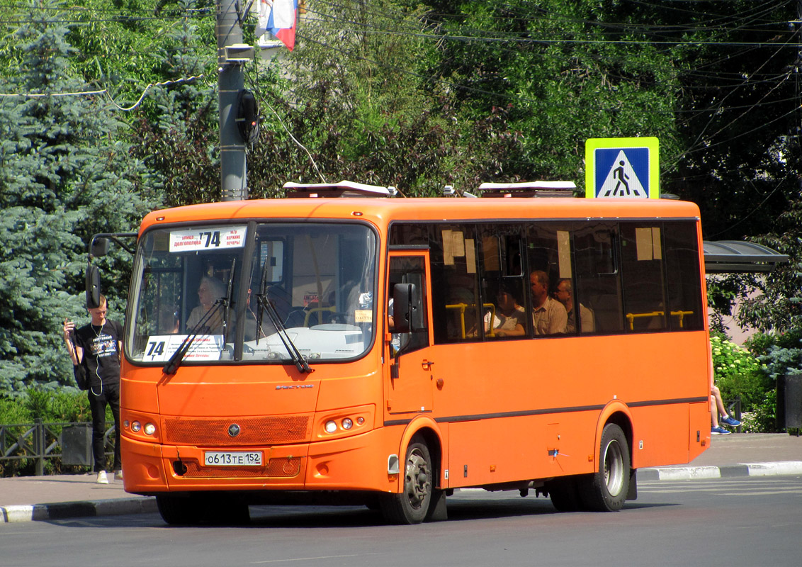 Nizhegorodskaya region, PAZ-320414-04 "Vektor" Nr. О 613 ТЕ 152