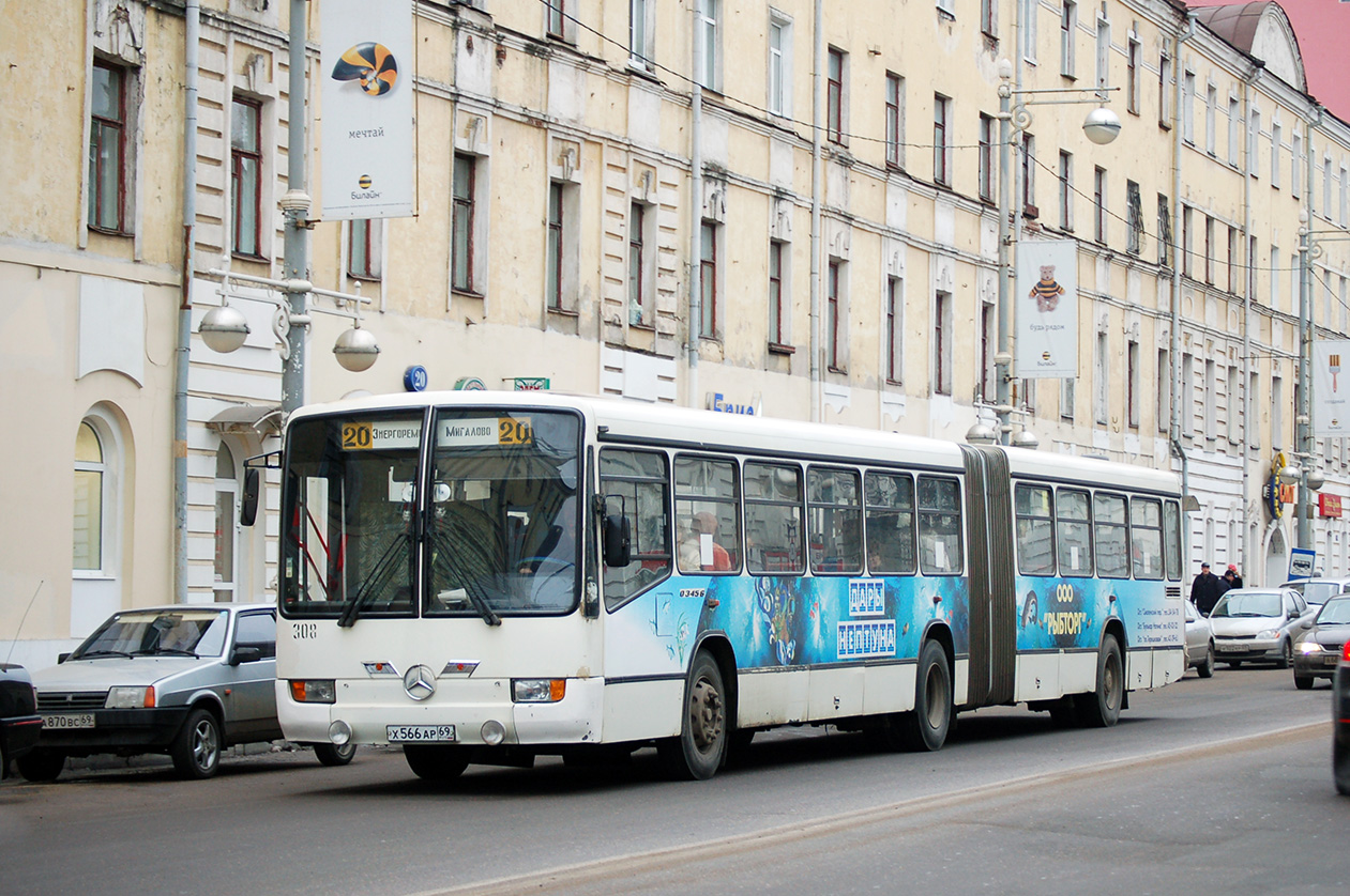 Тверская область, Mercedes-Benz O345G № 308; Тверская область — Городские, пригородные и служебные автобусы Твери (2000 — 2009 гг.)