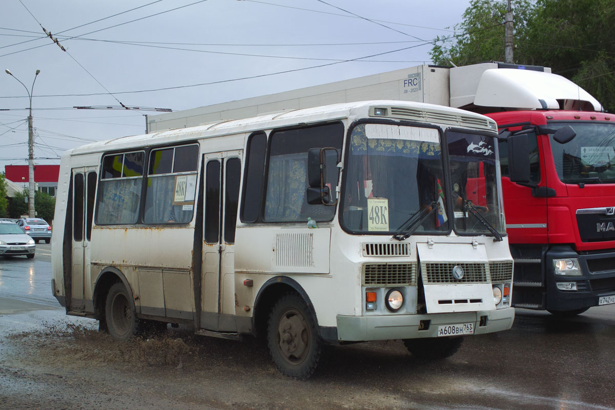 Samara region, PAZ-32054 Nr. А 608 ВН 763