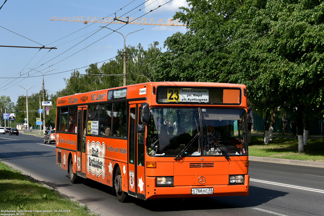 Vladimir region, Mercedes-Benz O405 # О 766 НС 33