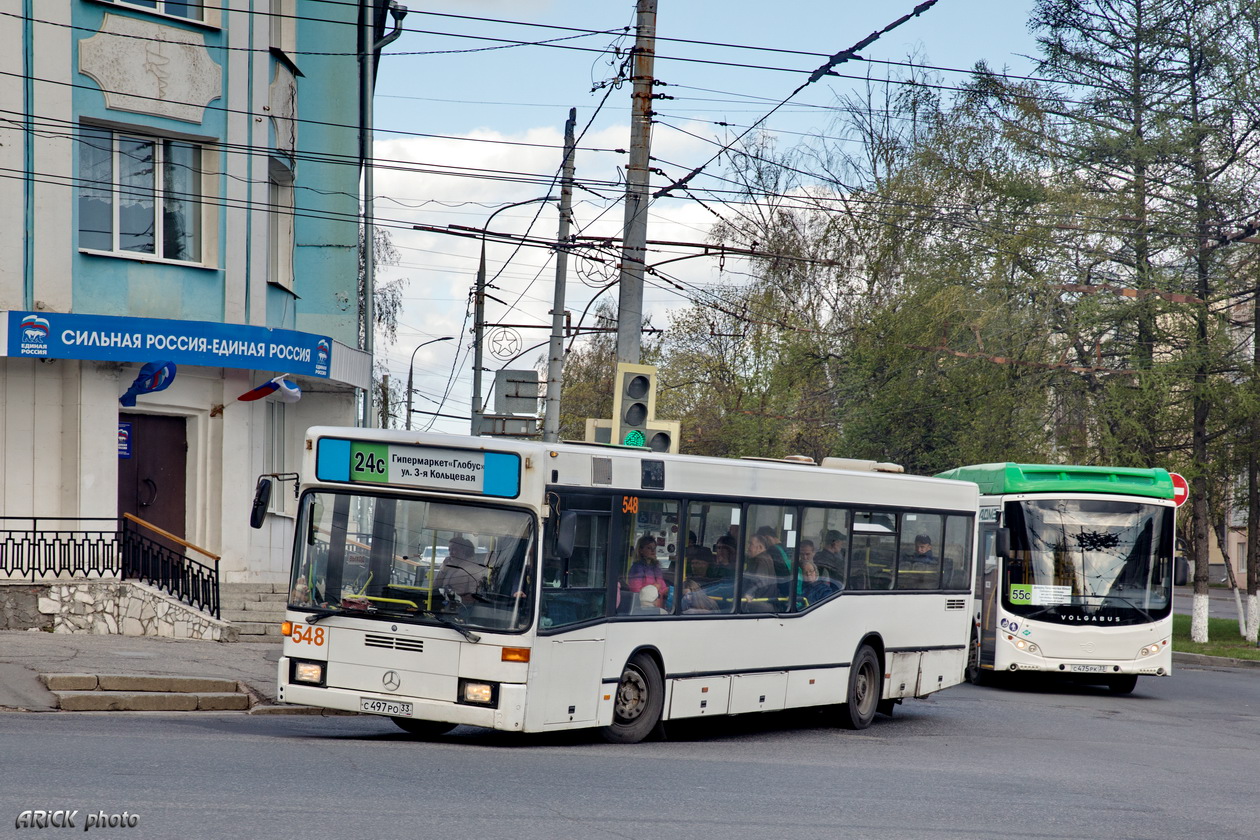 Владимирская область, Mercedes-Benz O405N2 № 548