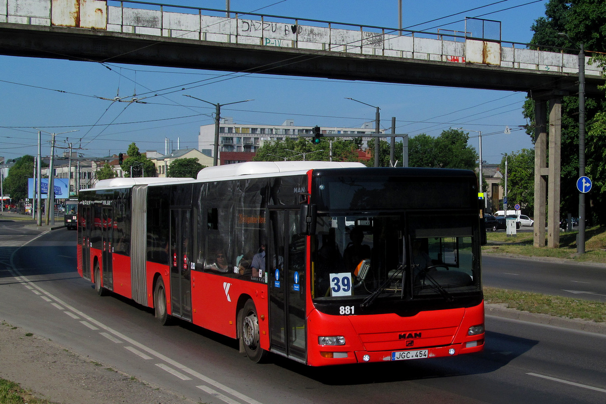 Литва, MAN A23 Lion's City G NG363 № 881