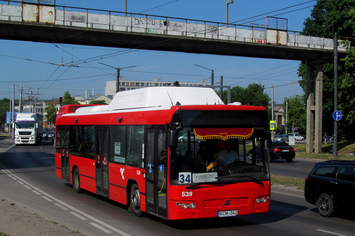 Литва, Volvo 7700 CNG № 539