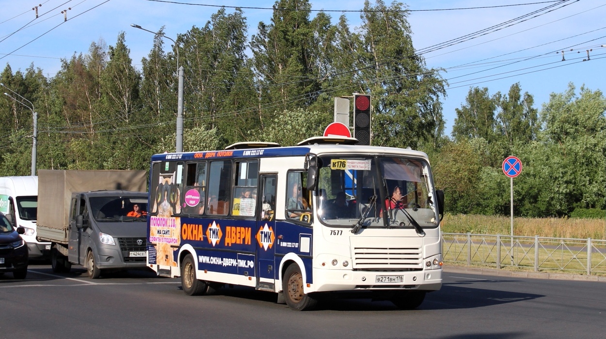 Санкт-Петербург, ПАЗ-320412-05 № 7577