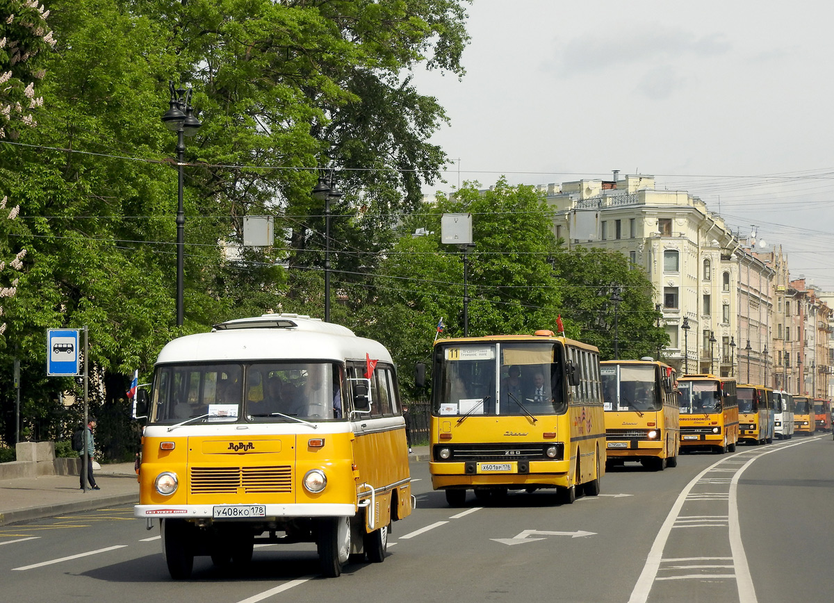 Санкт-Петербург, Robur LO 3000 № У 408 КО 178; Санкт-Петербург, Ikarus 260.37 № 1704; Санкт-Петербург — I Международный транспортный фестиваль "SPbTransportFest-2019"