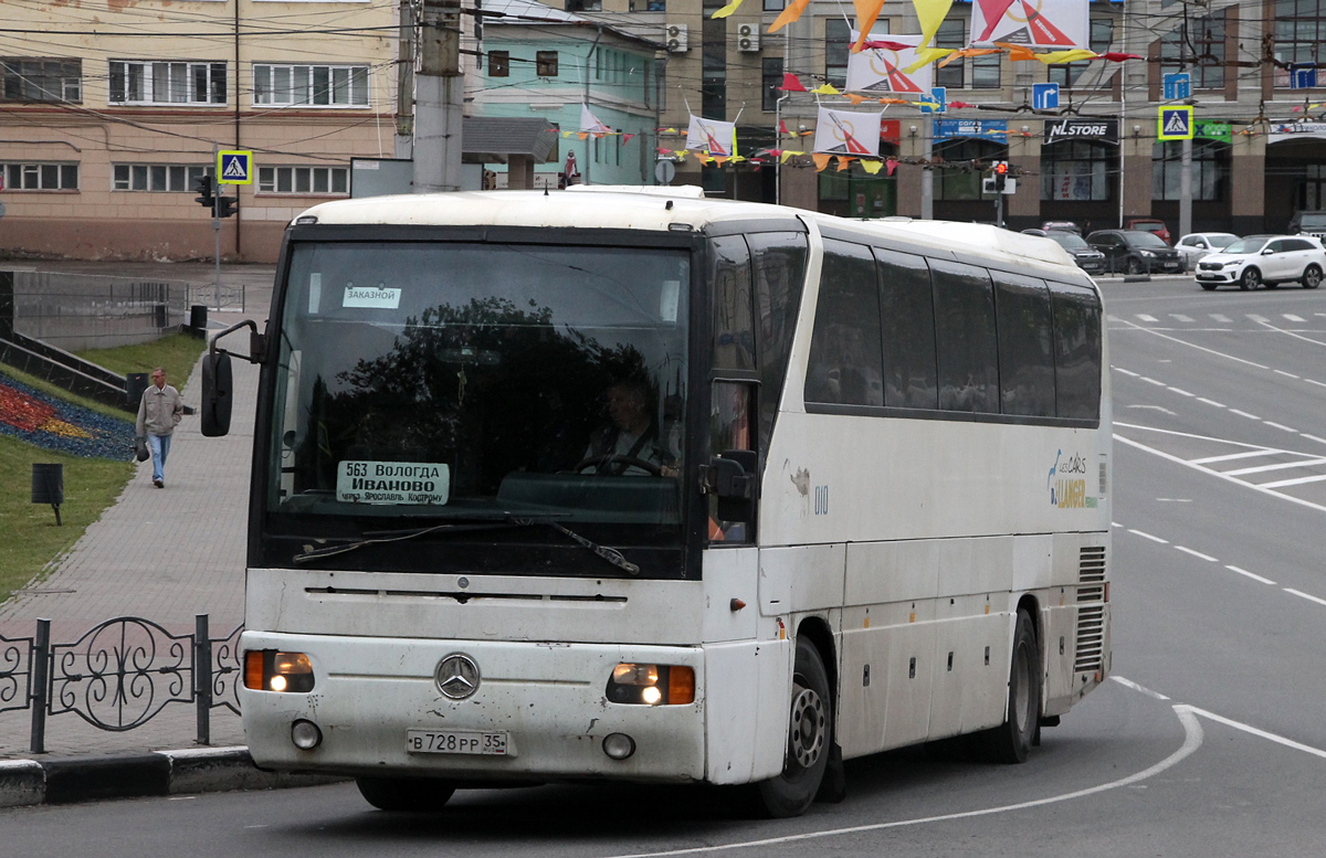 Вологодская область, Mercedes-Benz O350-15RHD Tourismo № 010