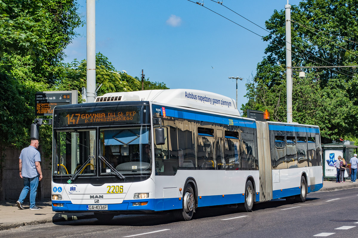 Польша, MAN A23 Lion's City G NG313 CNG № 2206