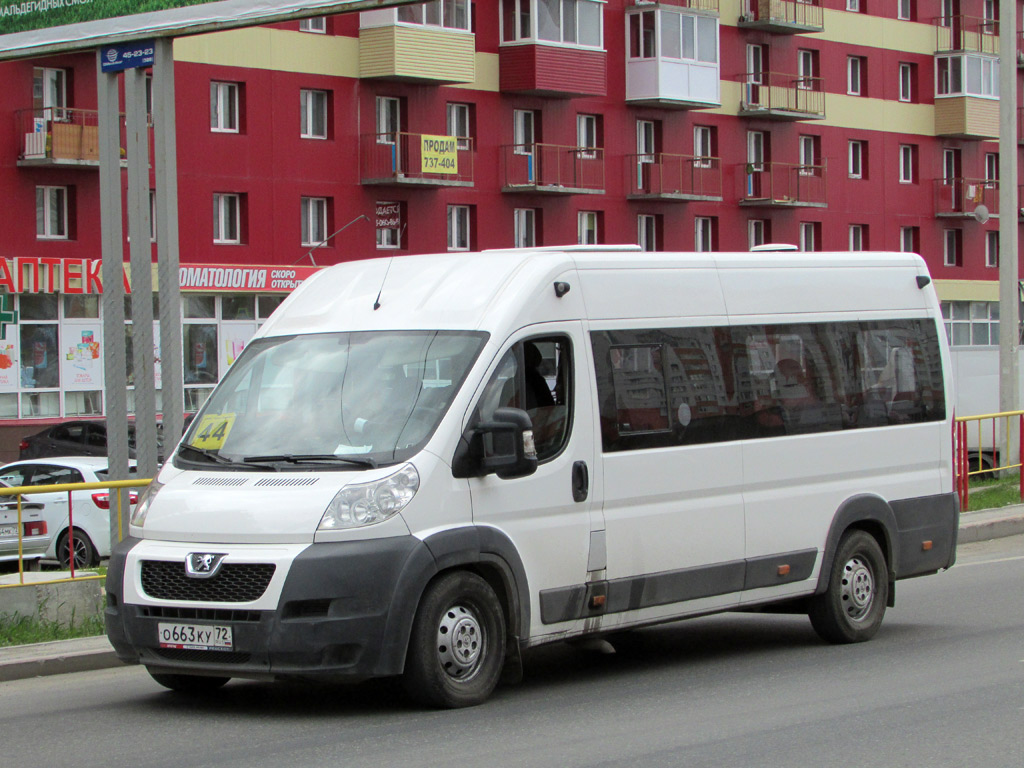 Tumen region, Nizhegorodets-2227SK (Peugeot Boxer) # О 663 КУ 72