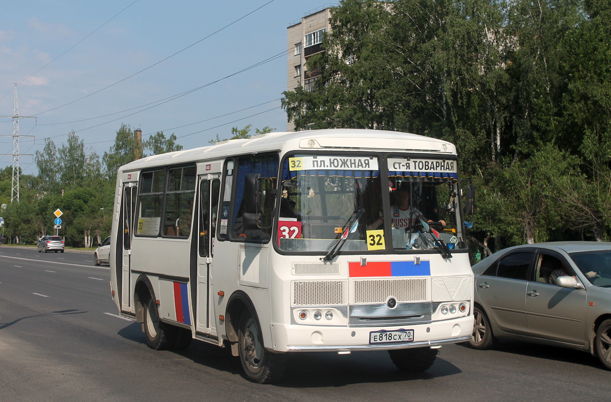 Томская область, ПАЗ-32054 № Е 818 СХ 70