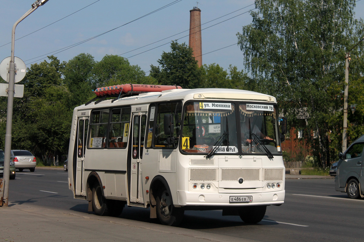 Томская область, ПАЗ-32054 № Е 486 ЕВ 70