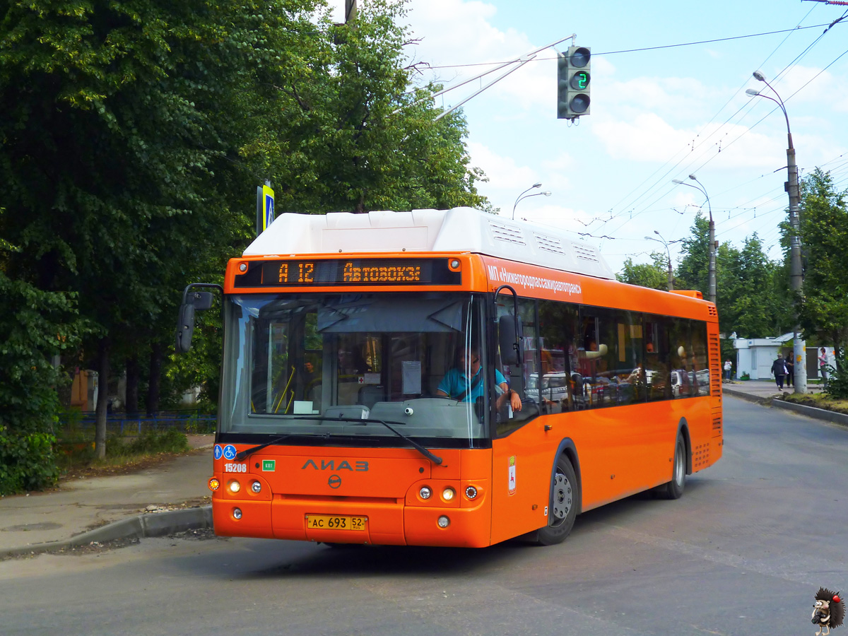 Нижегородская область, ЛиАЗ-5292.67 (CNG) № 15208