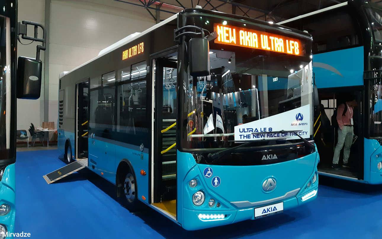 Алматы, Akia Ориё LE8 № б/н 3; Алматы — Выставка "Busworld Central Asia Almaty-2019"