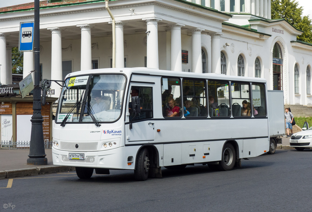 Санкт-Петербург, ПАЗ-320402-05 "Вектор" № В 141 ТН 198