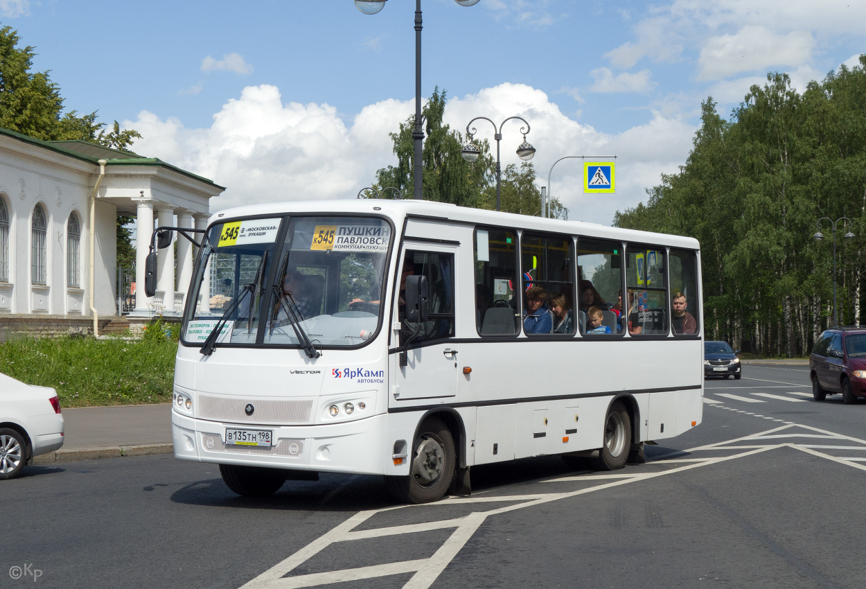 Санкт-Петербург, ПАЗ-320402-05 "Вектор" № В 135 ТН 198