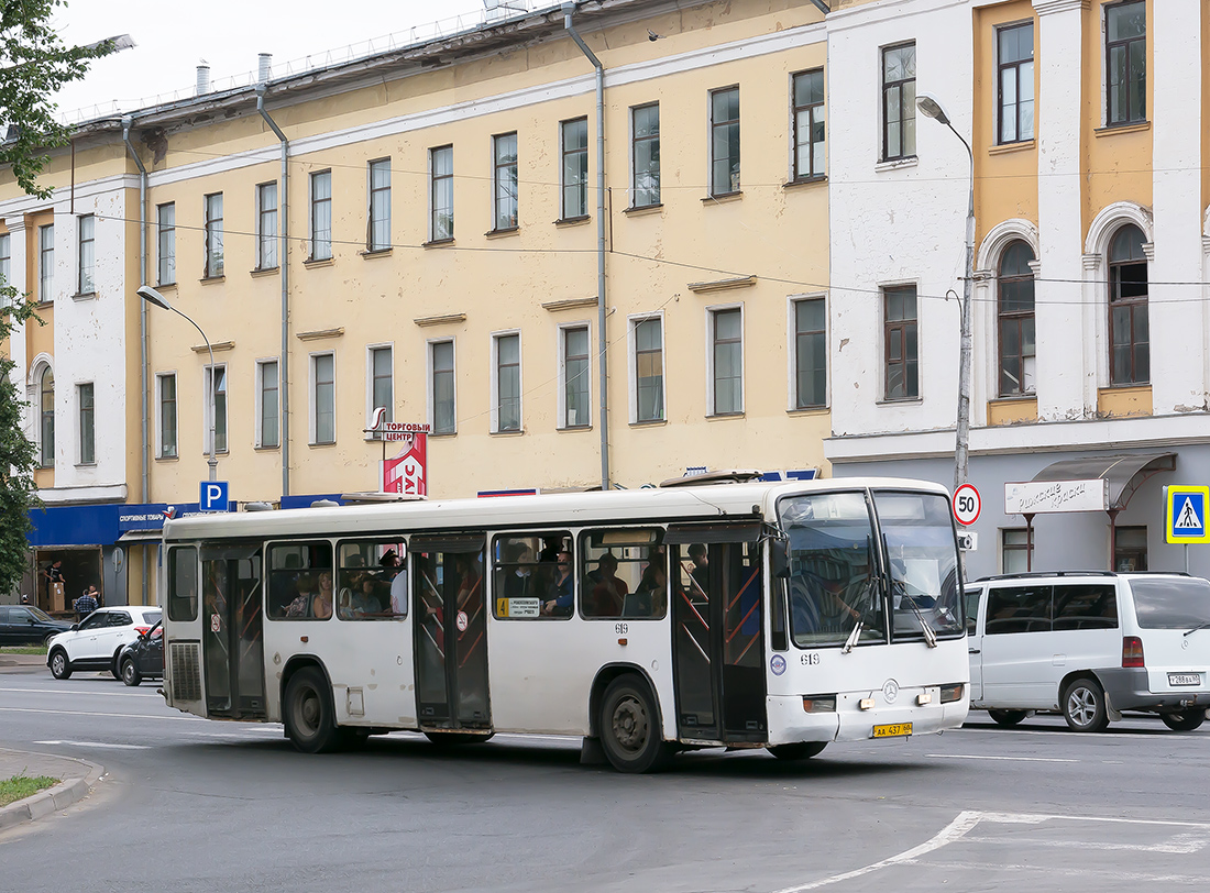 Псковская область, Mercedes-Benz O345 № 619