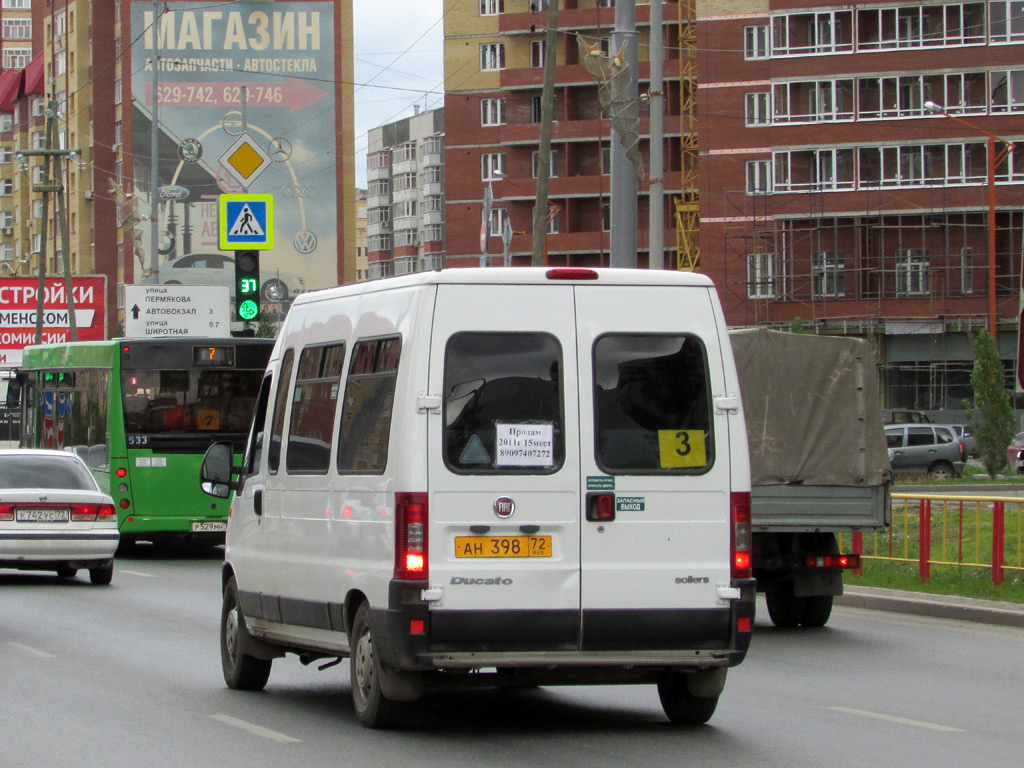 Тюменская область, FIAT Ducato 244 CSMMC, -RT № АН 398 72