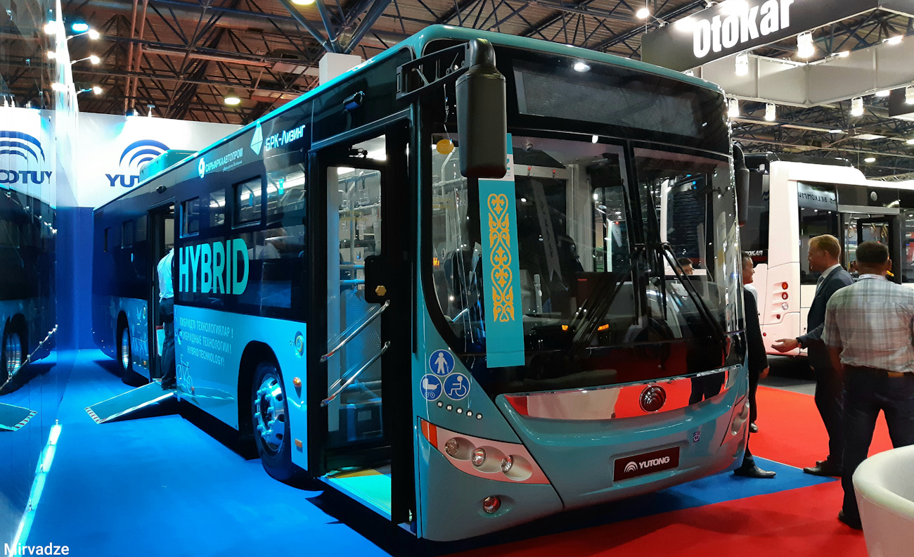 Алматы, Yutong ZK6128HGE № б/н 8; Алматы — Выставка "Busworld Central Asia Almaty-2019"