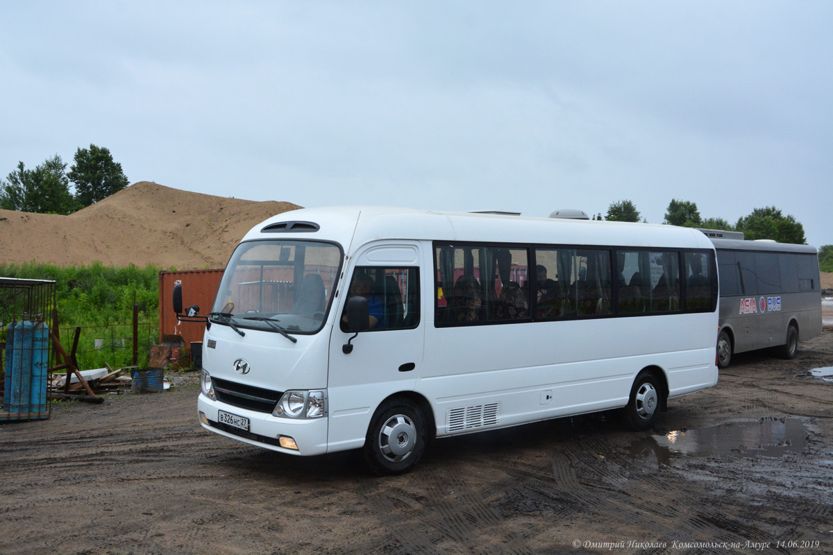 Хабаровский край, Hyundai County Deluxe № В 326 НС 27