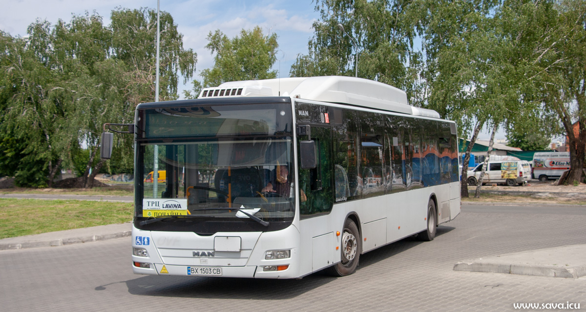 Киев, MAN A20 Lion's City Ü NÜ313 CNG № BX 1503 CB