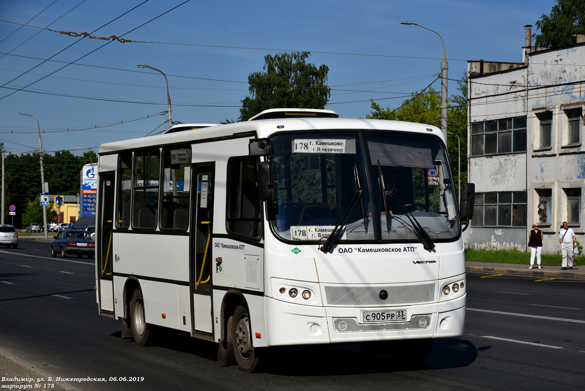 Владимирская область, ПАЗ-320302-11 "Вектор" № С 905 РР 33