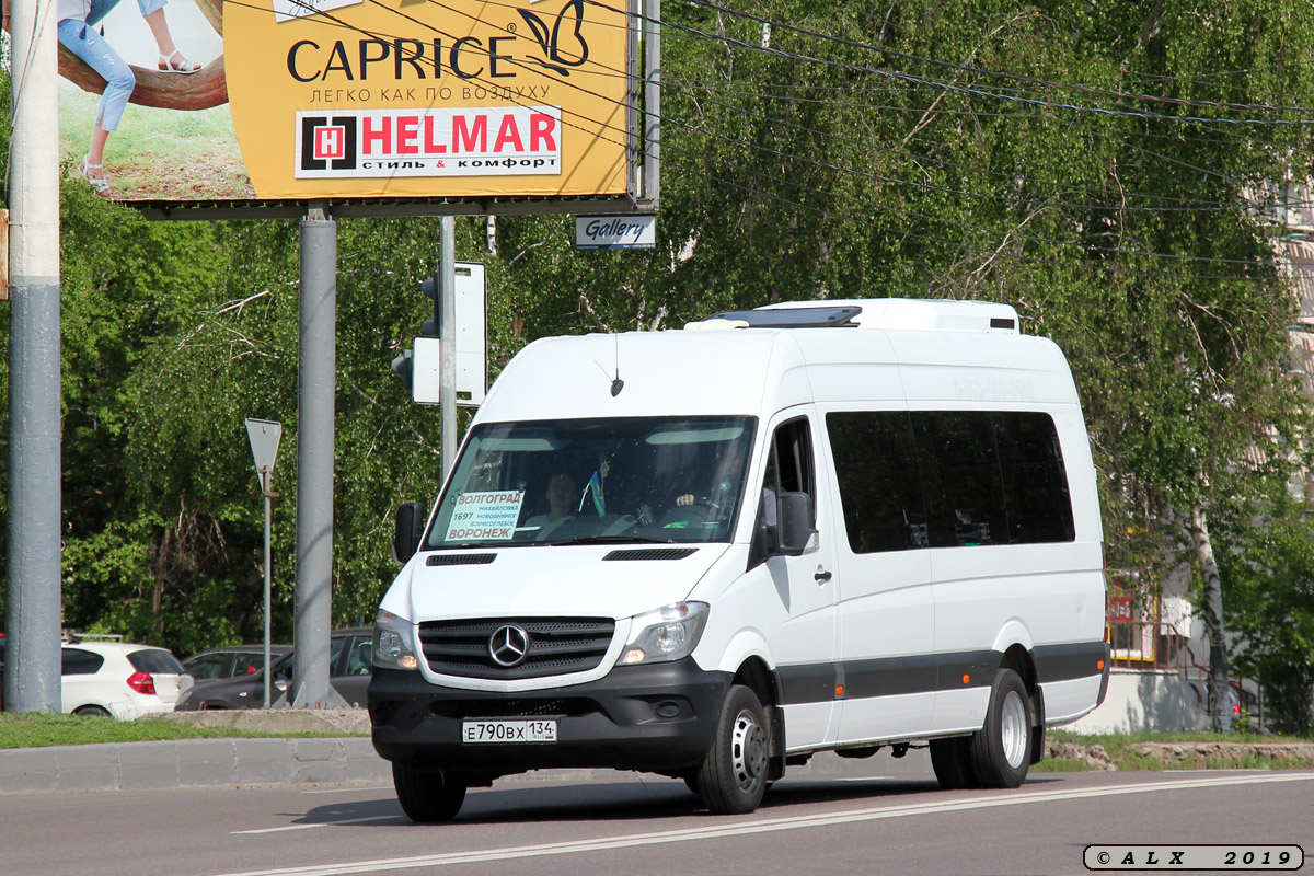 Волгоградская область, Луидор-223602 (MB Sprinter) № Е 790 ВХ 134 — Фото —  Автобусный транспорт