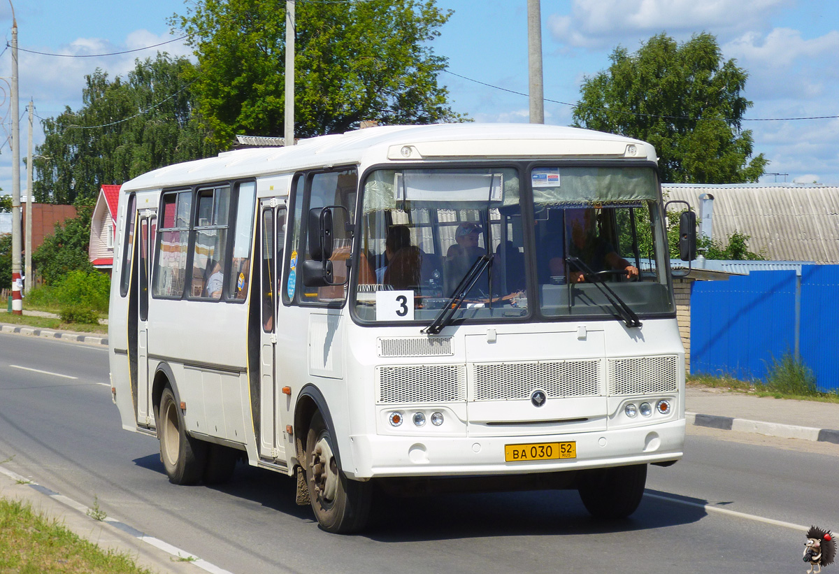 Нижегородская область, ПАЗ-4234-04 № ВА 030 52