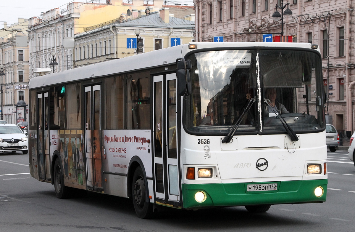 Санкт-Петербург, ЛиАЗ-5293.60 № 3636