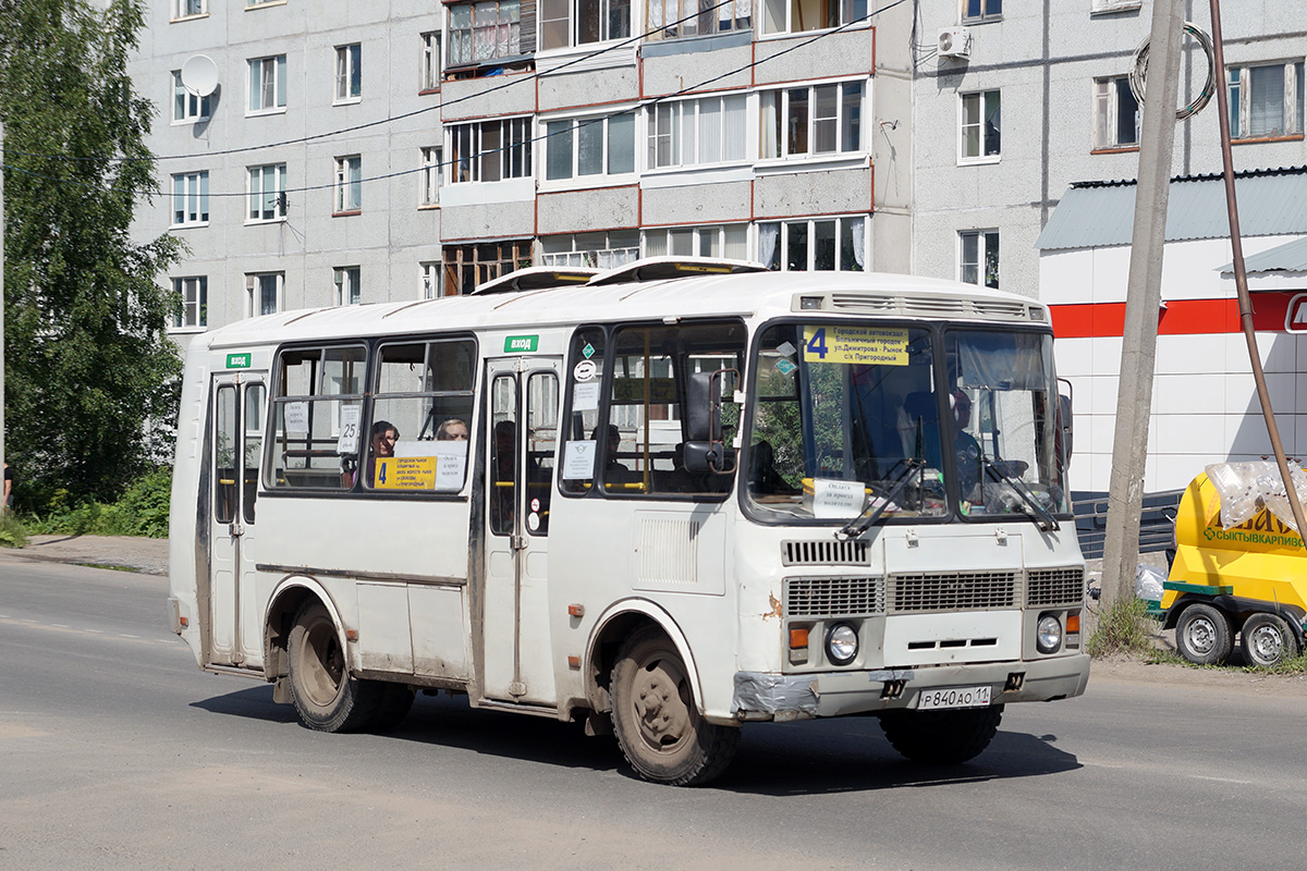 Коми, ПАЗ-32054 № Р 840 АО 11