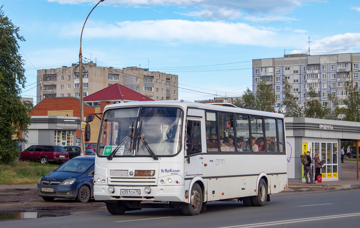 Yaroslavl region, PAZ-320412-05 Nr. Х 551 СН 76