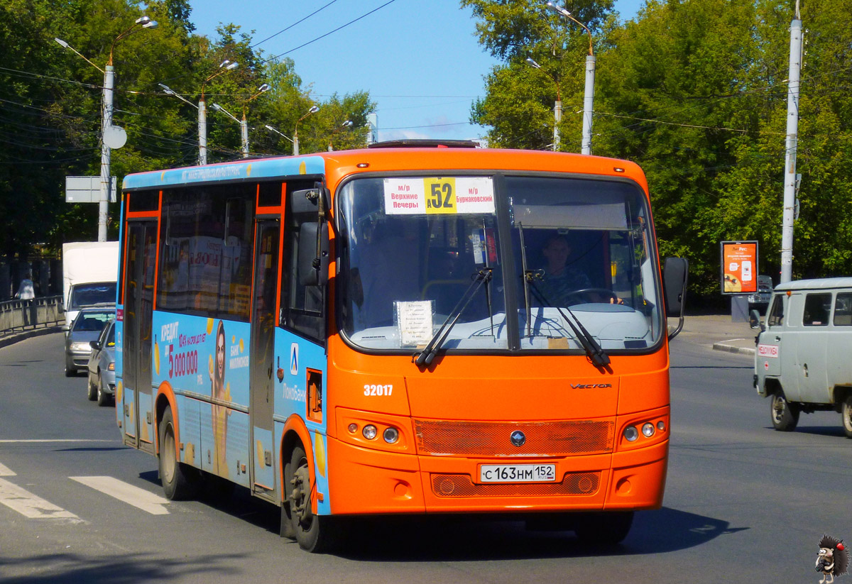 Нижегородская область, ПАЗ-320414-04 "Вектор" № 32017