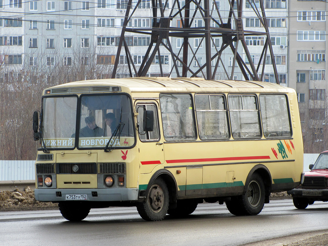 Нижегородская область, ПАЗ-32054 № К 753 ТУ 152