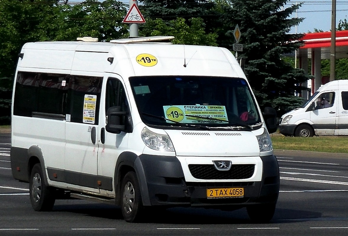 Минск, Peugeot Boxer № 2 ТАХ 4058 — Фото — Автобусный транспорт