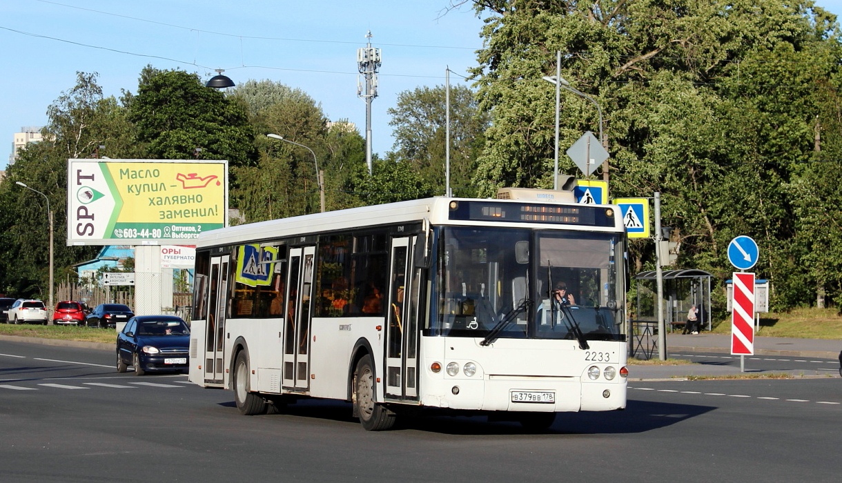 Санкт-Петербург, ЛиАЗ-5292.20 № 2233