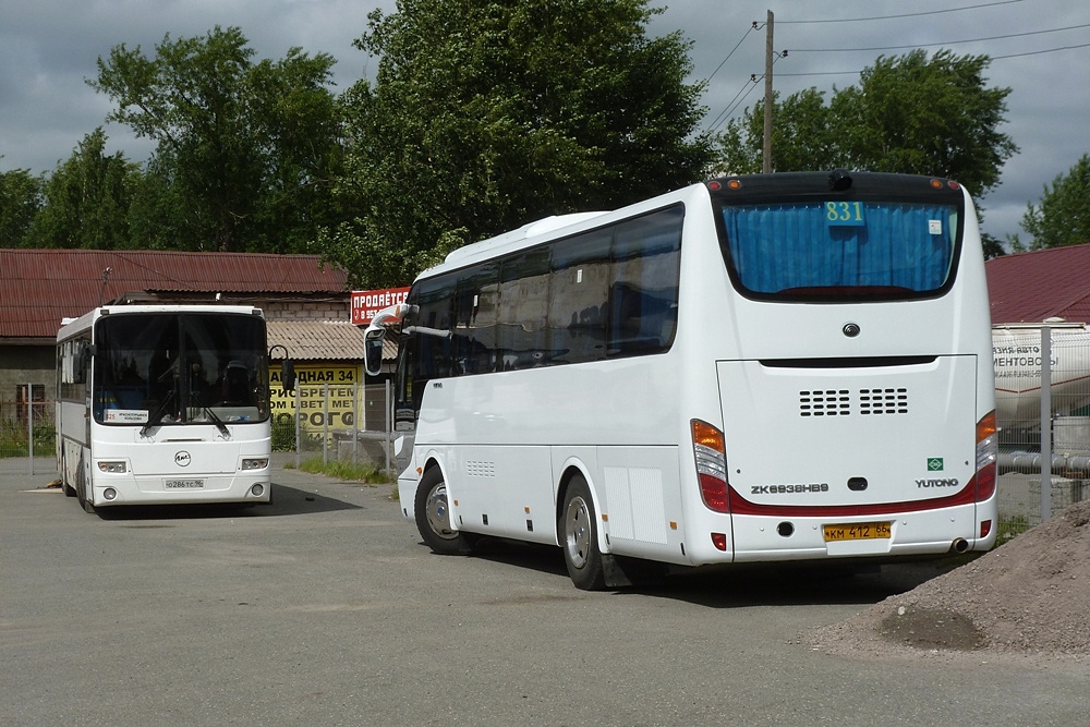 Свердловская область, Yutong ZK6938HB9 № КМ 412 66