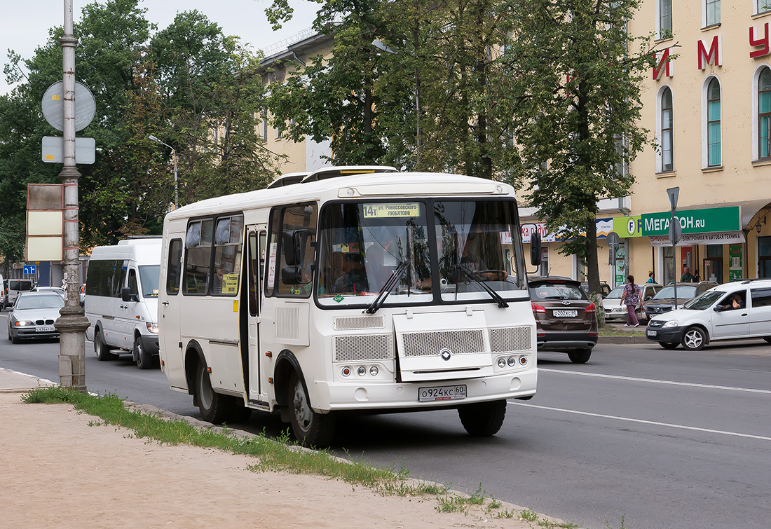 Псковская область, ПАЗ-32053 № О 924 КС 60