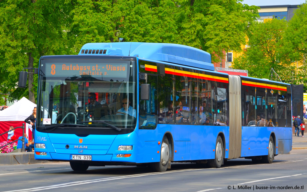 Литва, MAN A23 Lion's City G NG313 CNG № 39