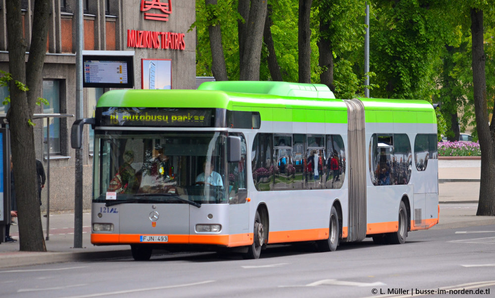 Литва, Mercedes-Benz O530G Irvine Citaro G CNG № 121