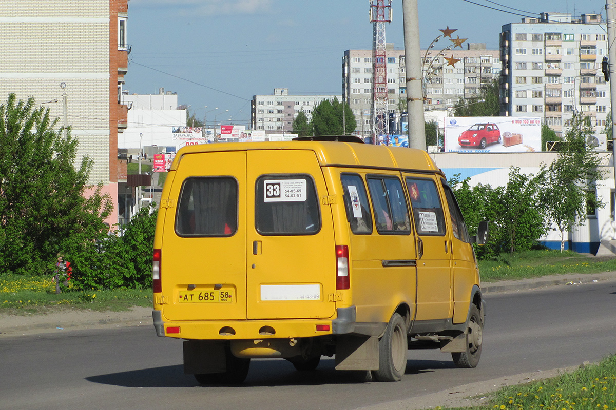 Пензенская область, ГАЗ-322132 (XTH, X96) № АТ 685 58