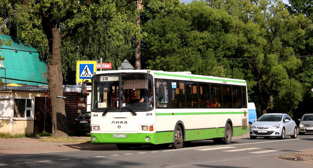 Санкт-Петербург, ЛиАЗ-5293.60 № 3670