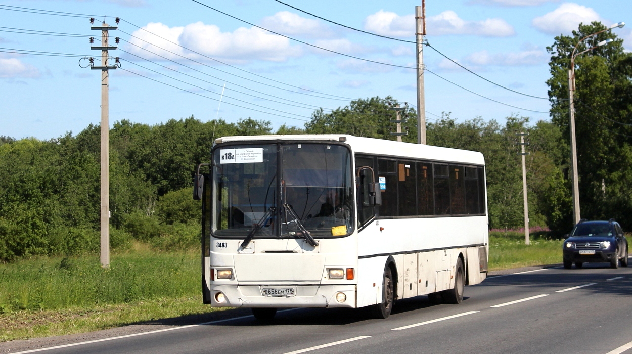 Ленинградская область, ЛиАЗ-5256.58 № 3493