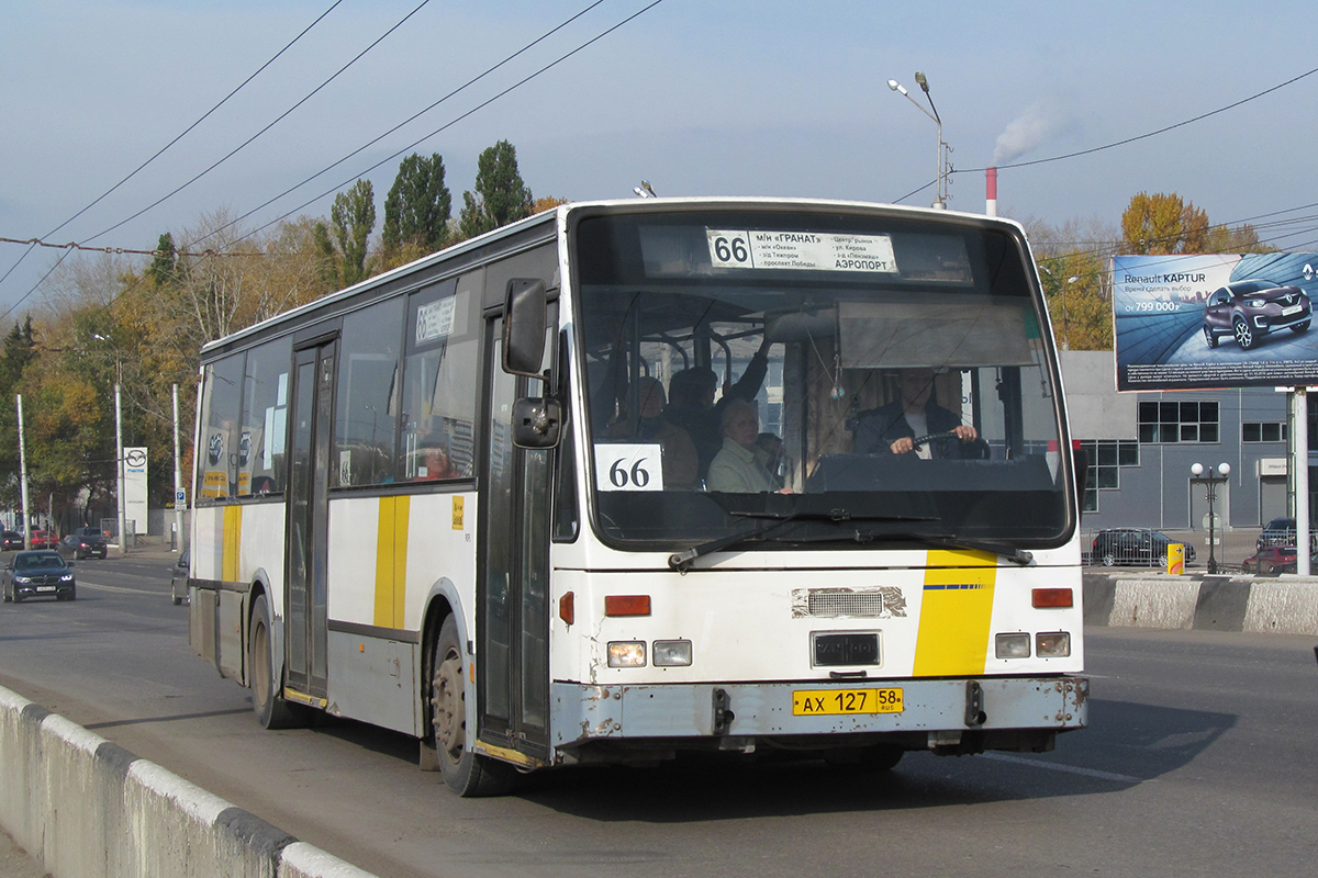 Пензенская область, Van Hool A600 № АХ 127 58