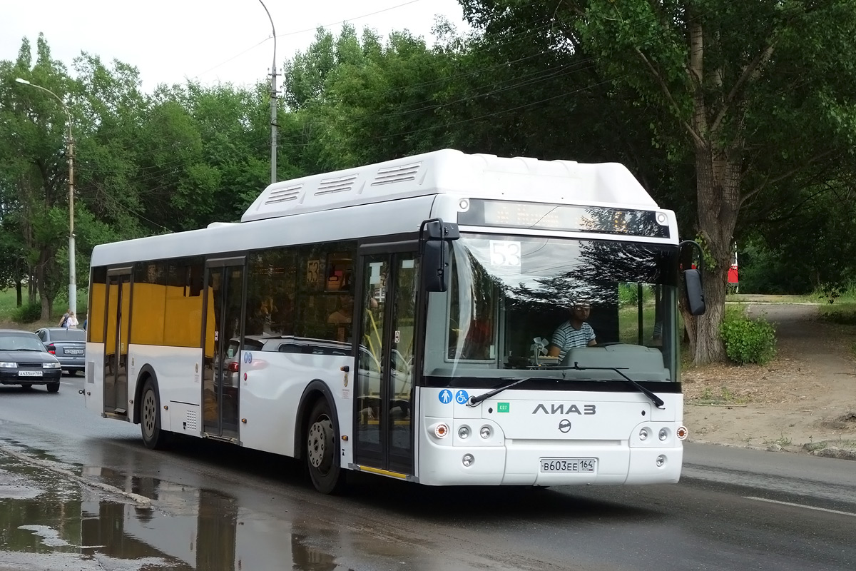 Saratov region, LiAZ-5292.67 (CNG) # В 603 ЕЕ 164 — Photo — Bus Transport