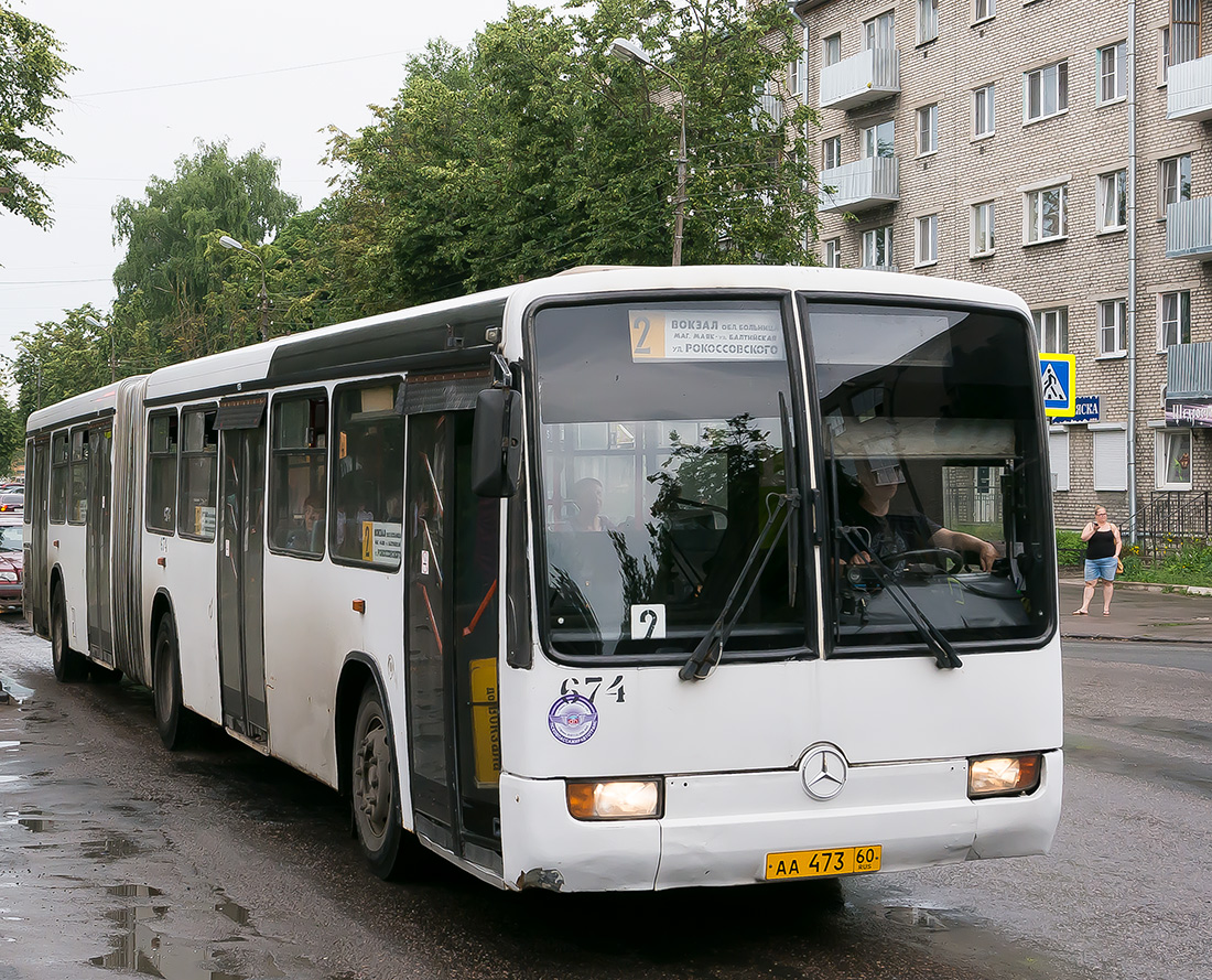 Псковская область, Mercedes-Benz O345G № 674