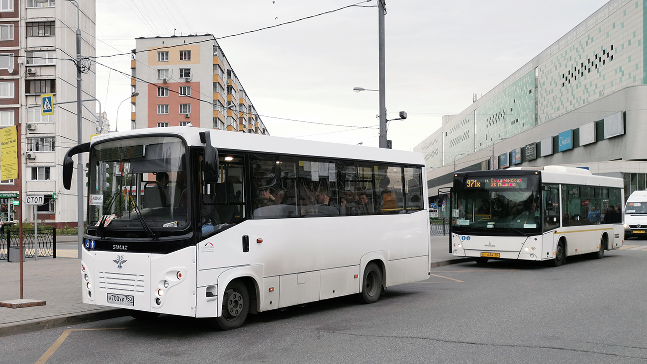 Московская область, СИМАЗ-2258 № А 700 УК 750; Московская область, МАЗ-206.086 № 7006