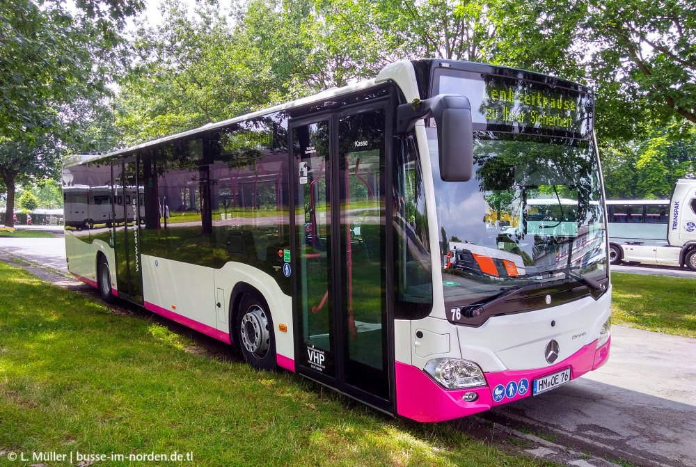 Нижняя Саксония, Mercedes-Benz Citaro C2 hybrid № 76