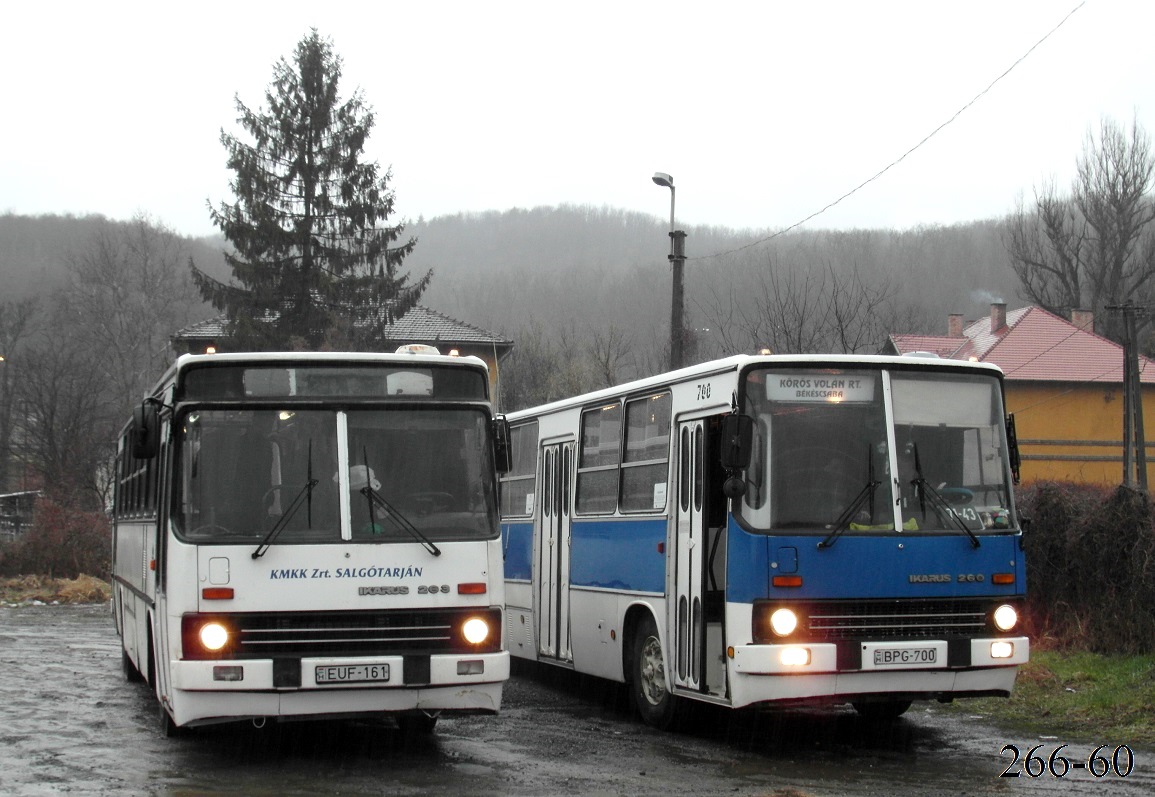 Венгрия, Ikarus 263.04 № EUF-161; Венгрия, Ikarus 260.50 № BPG-700; Венгрия — Фототуры