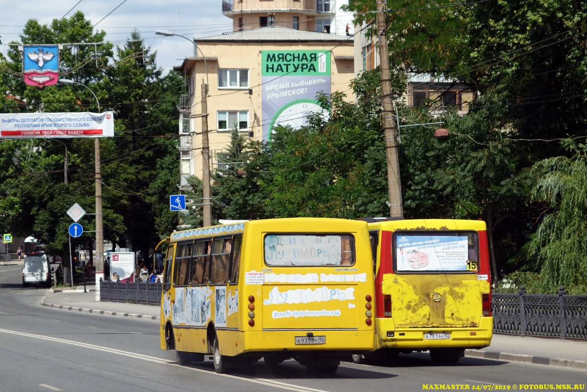 Республика Крым, Богдан А09201 № А 935 ВУ 92